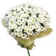 Buchet 19 crizanteme albe